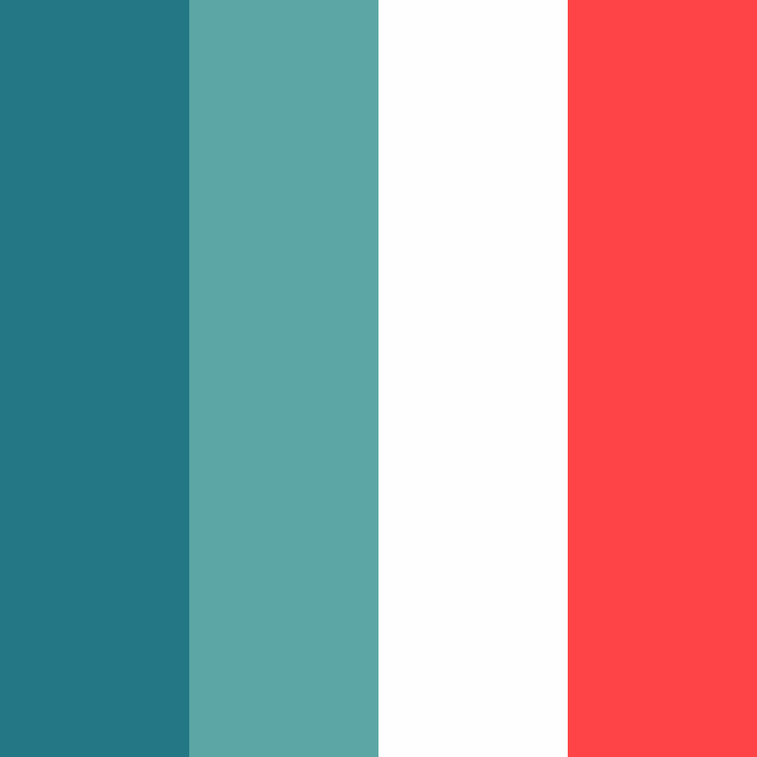 Download minty red color palette PNG image (square)