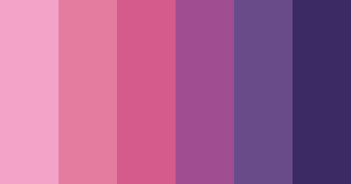 Download pink dream color palette PNG image (landscape)