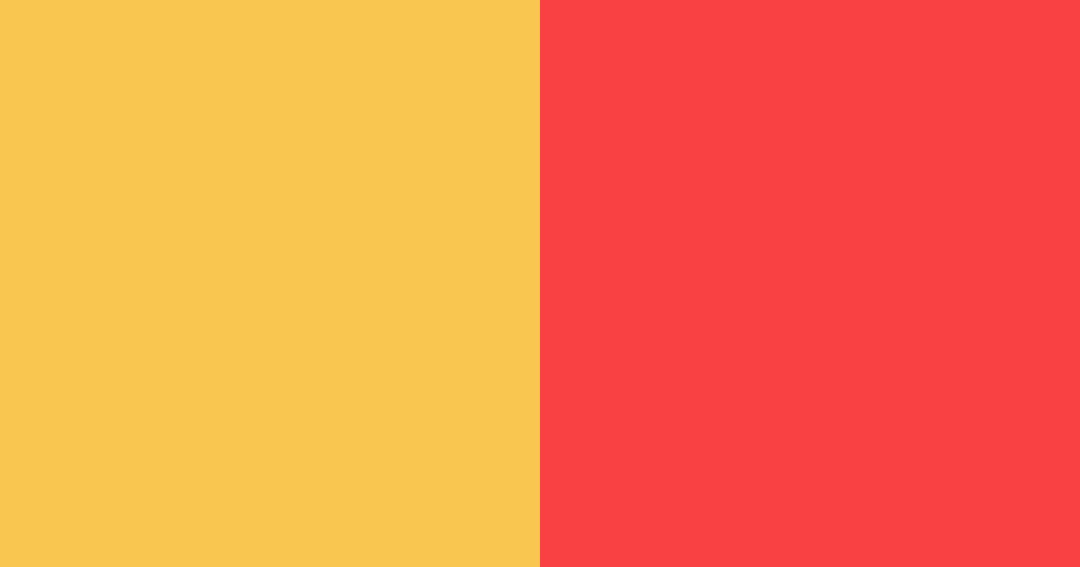 Download yellow red color palette PNG image (landscape)