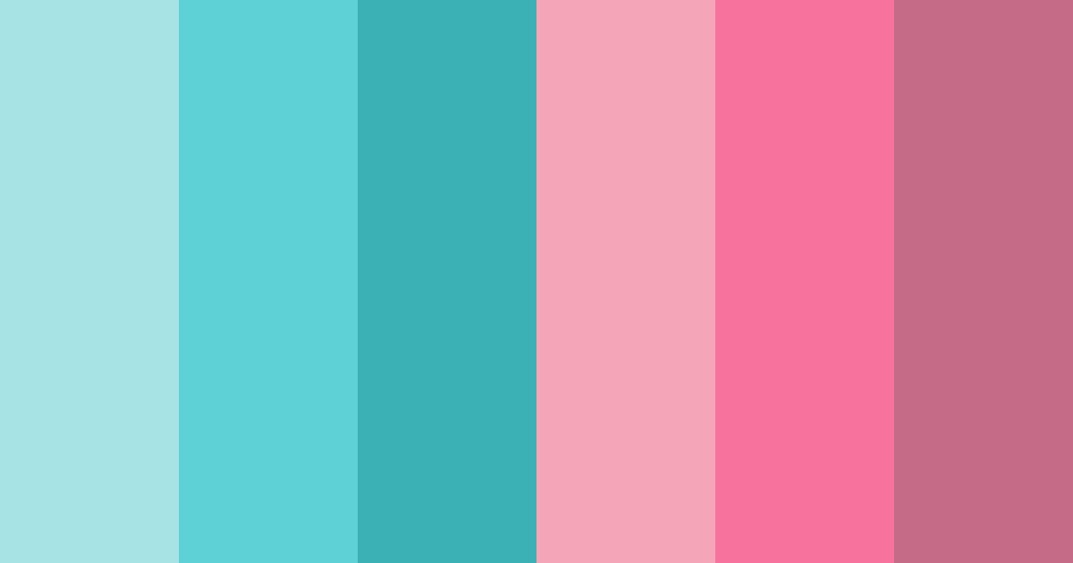 Download tropical blossom color palette PNG image (landscape)