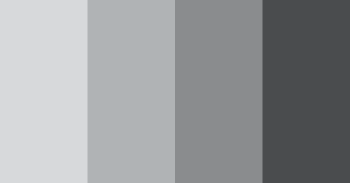 Download vibrant silver shades color palette PNG image (landscape)