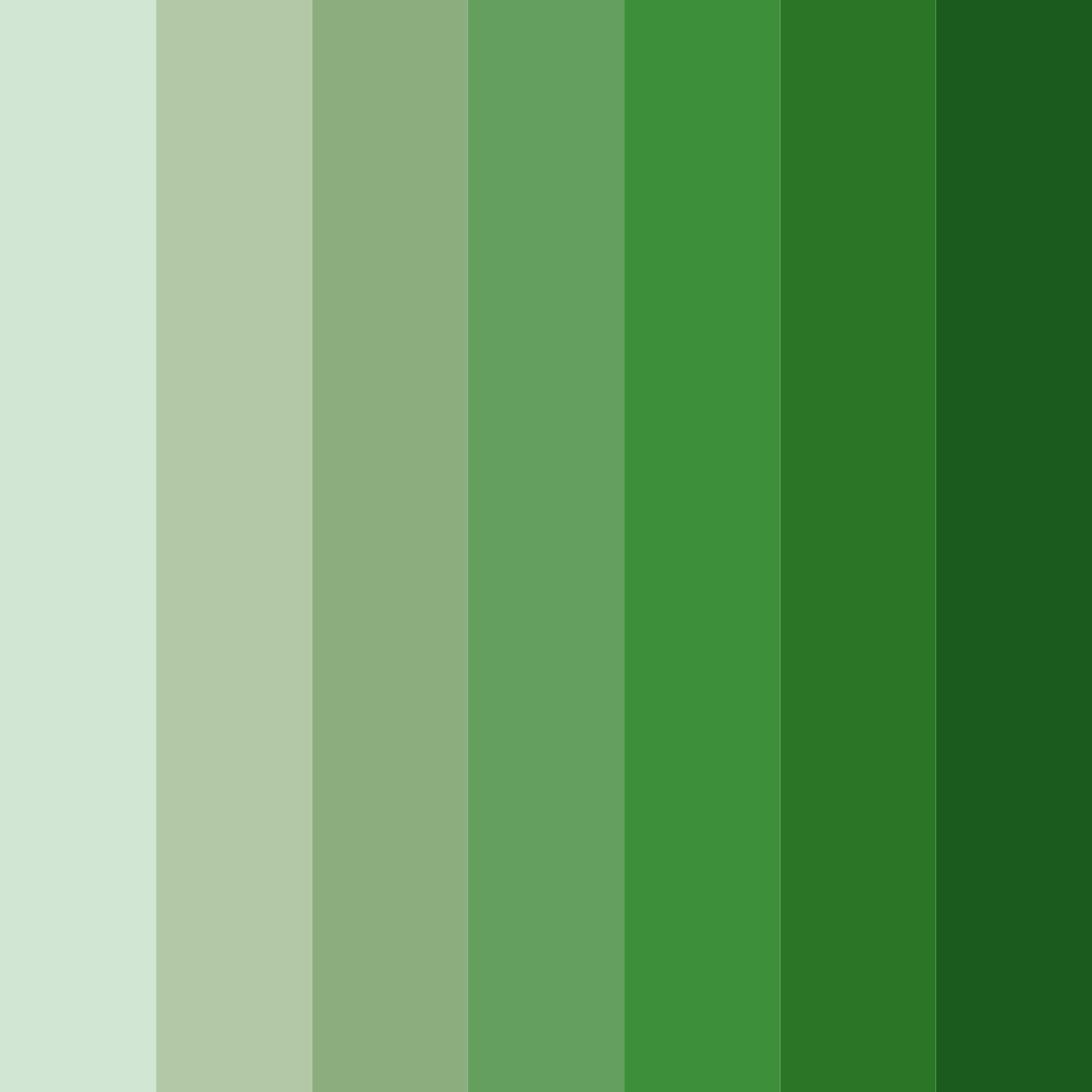 Download verdant enchantment color palette PNG image (square)