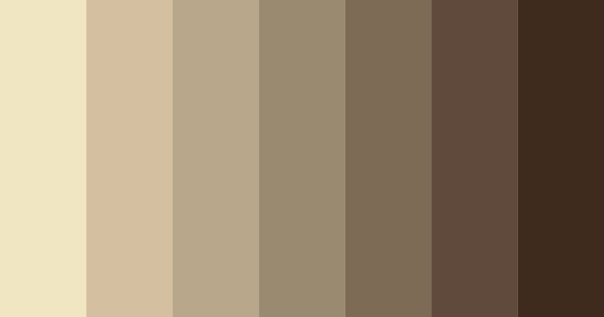 Download timeless heritage color palette PNG image (landscape)