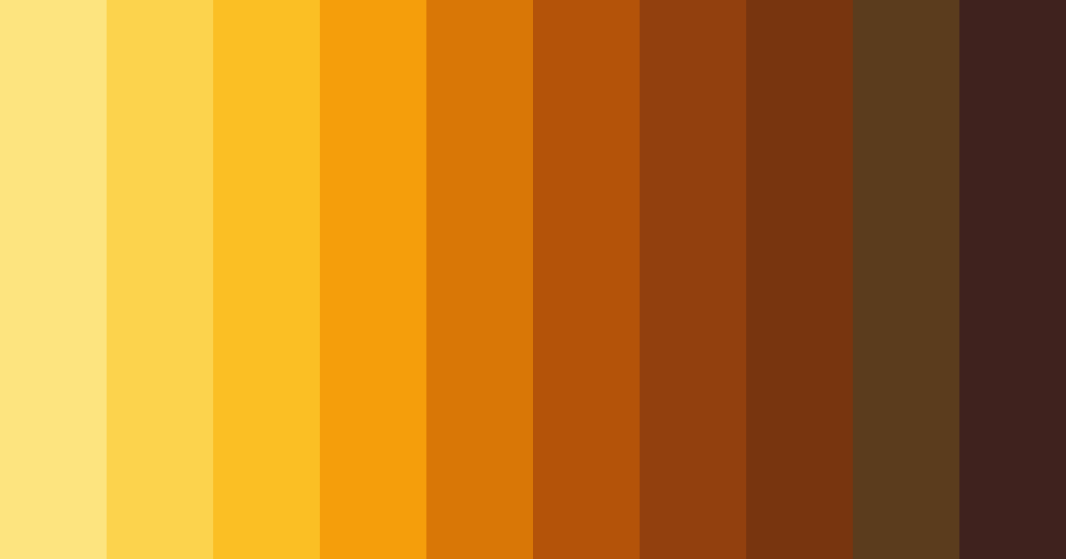 Download golden autumn ember color palette PNG image (landscape)