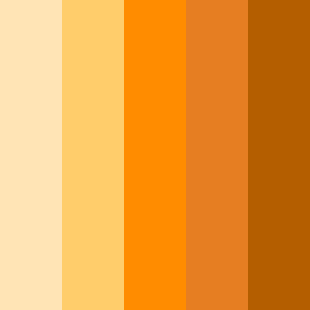 Download golden sunset bliss color palette PNG image (square)