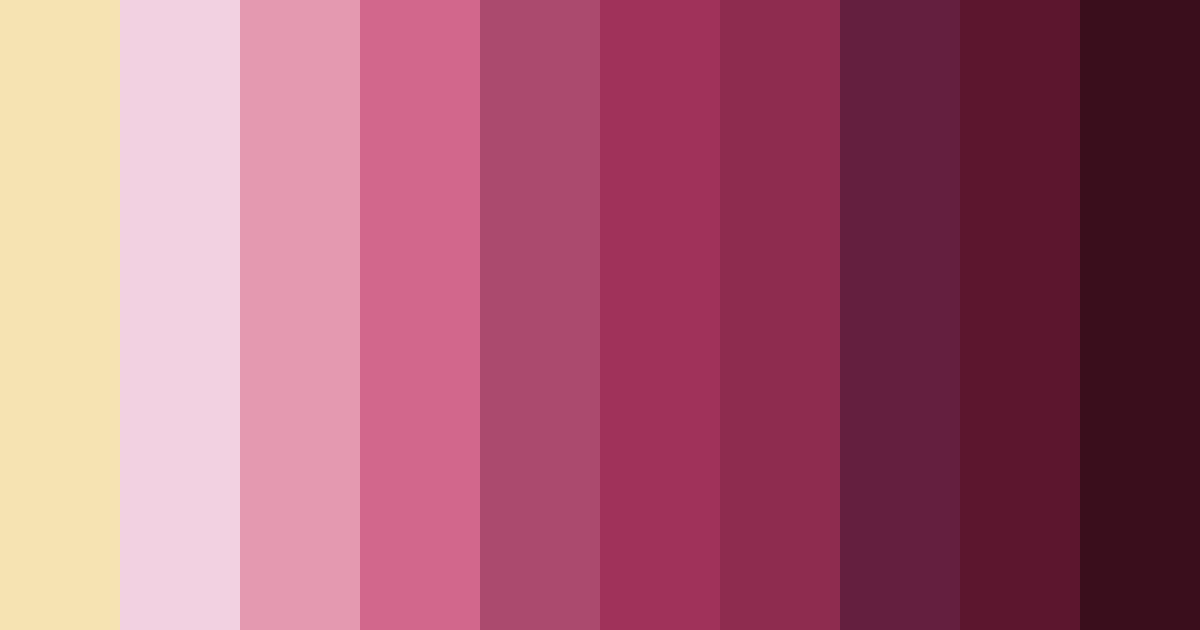 Download ethereal rosewood color palette PNG image (landscape)