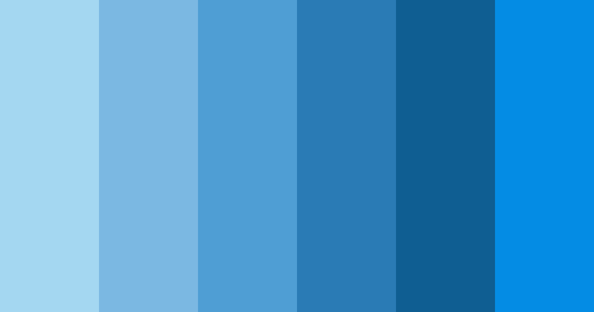 Download oceanic harmony color palette PNG image (landscape)