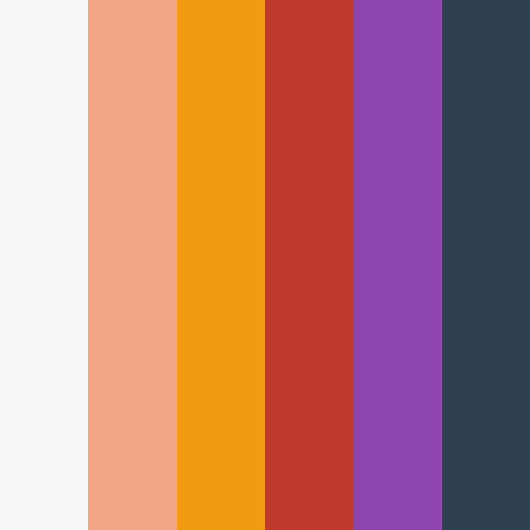 Download vibrant contrast color palette PNG image (square)