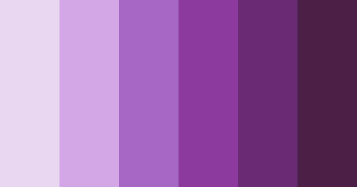 Download enchanted amethyst color palette PNG image (landscape)