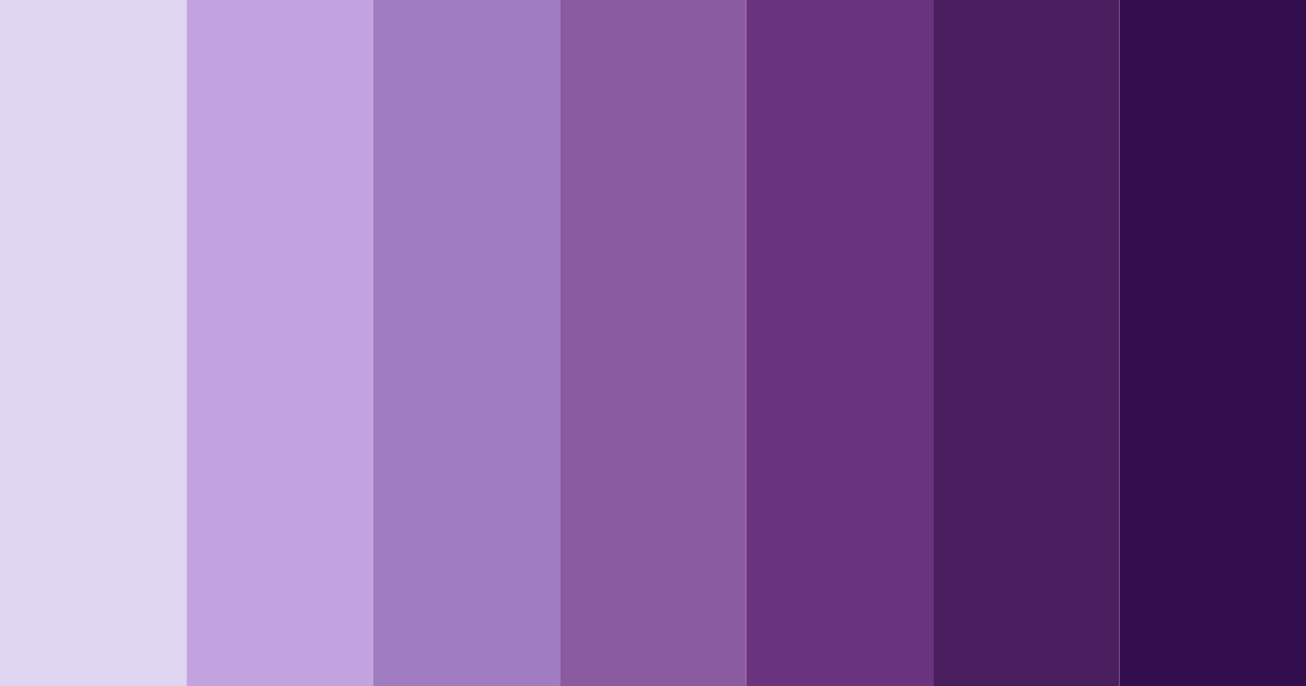 Download majestic amethyst dreams color palette PNG image (landscape)