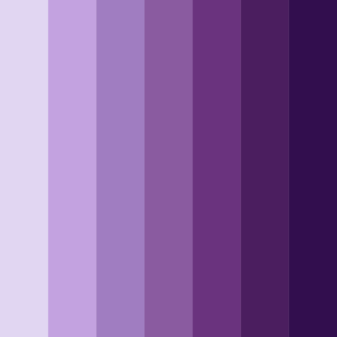 Download majestic amethyst dreams color palette PNG image (square)