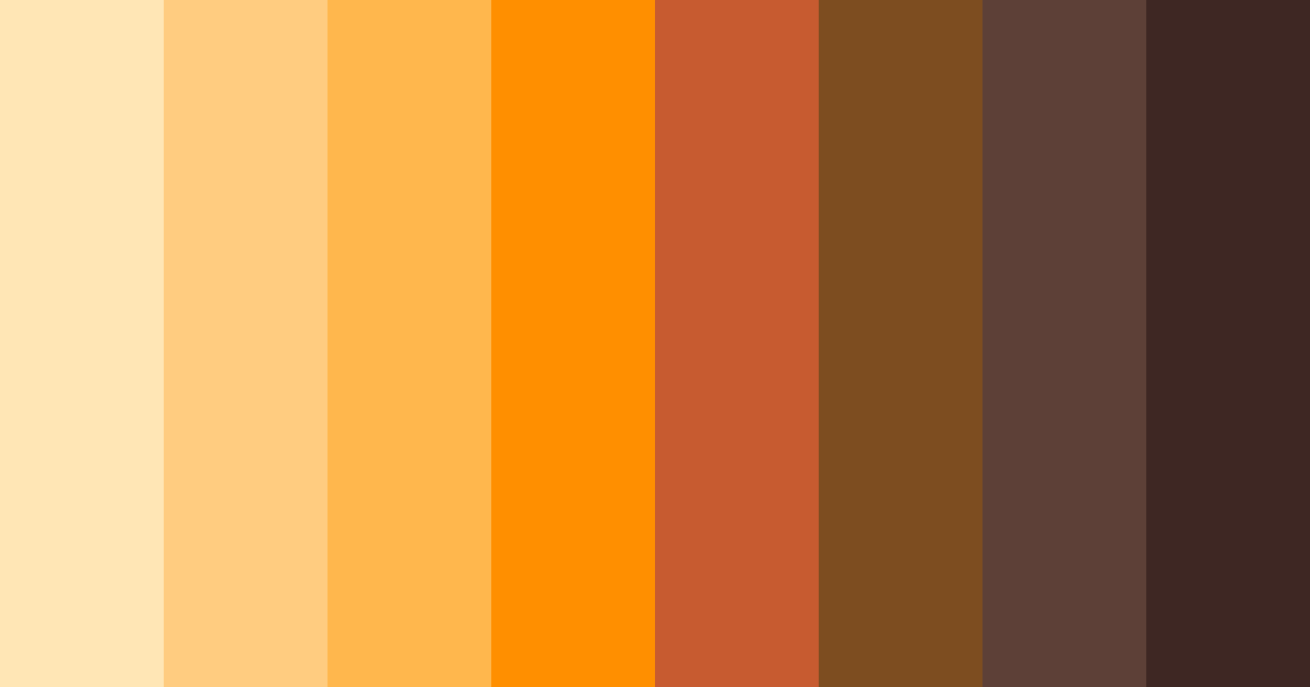 Download sunset harvest color palette PNG image (landscape)