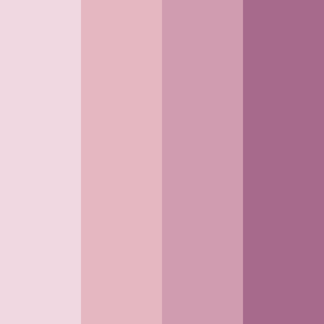 Download whispers of blush color palette PNG image (square)