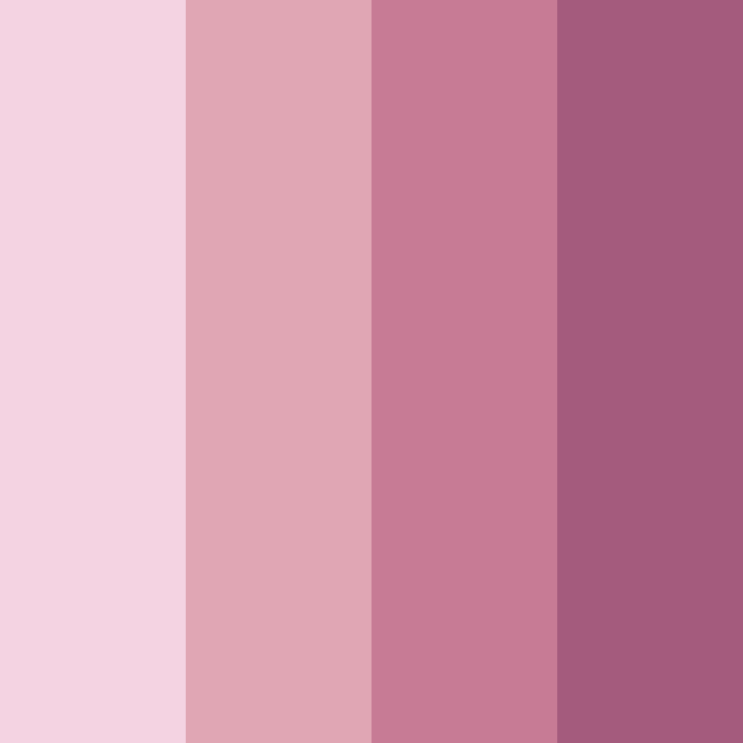 Download soft pink color palette PNG image (square)