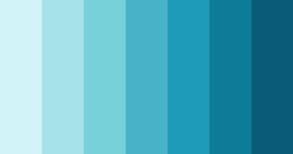 Download ocean breeze harmony color palette PNG image (landscape)