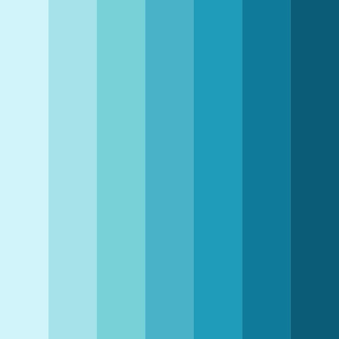 Download ocean breeze harmony color palette PNG image (square)