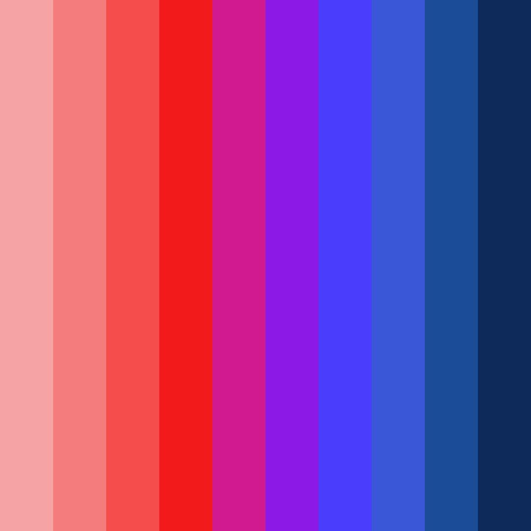 Download crimson azure symphony color palette PNG image (square)