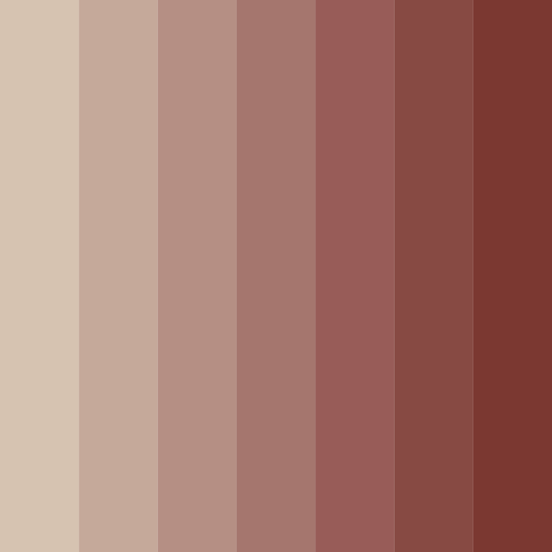 Download rustic embertones color palette PNG image (square)