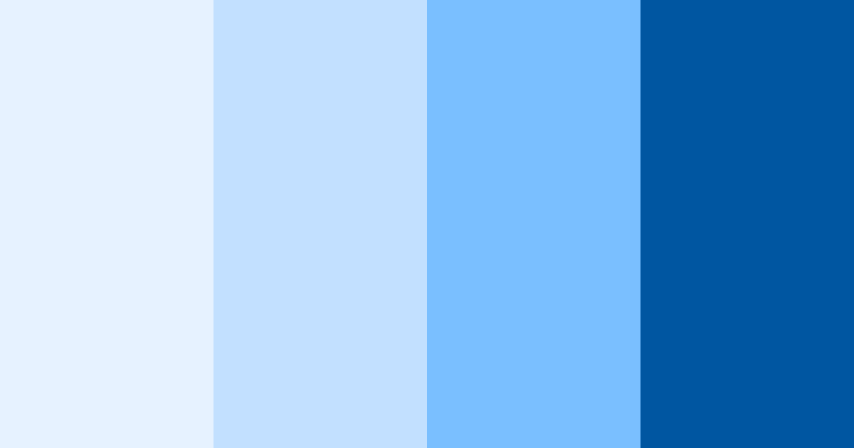 Download blue utopia color palette PNG image (landscape)