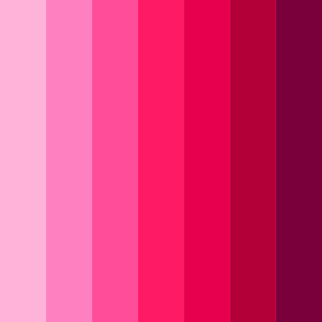 Download bright hot pink color palette PNG image (square)