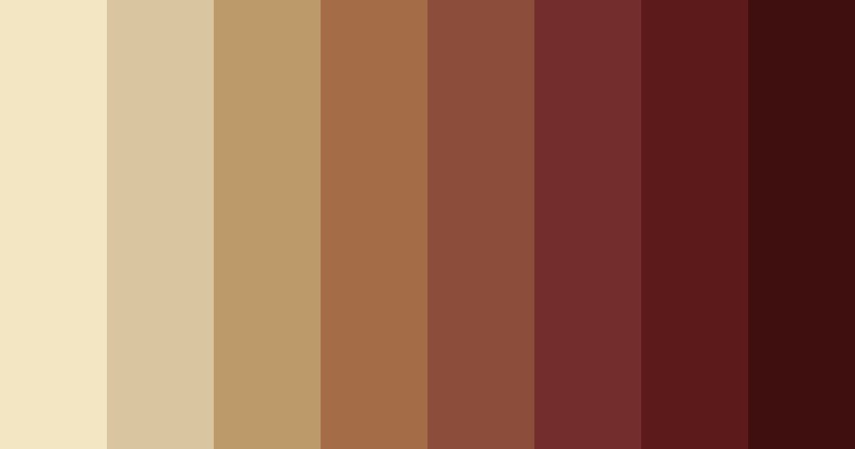 Download timeless earth tones color palette PNG image (landscape)