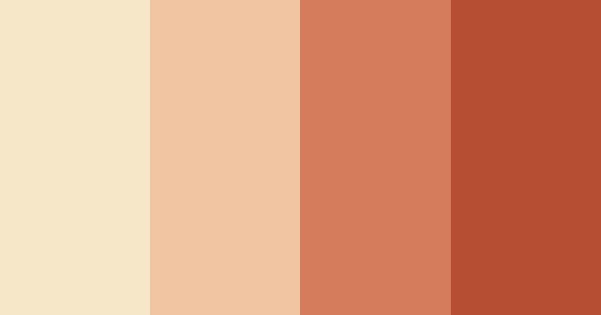 Download warm peach color palette PNG image (landscape)