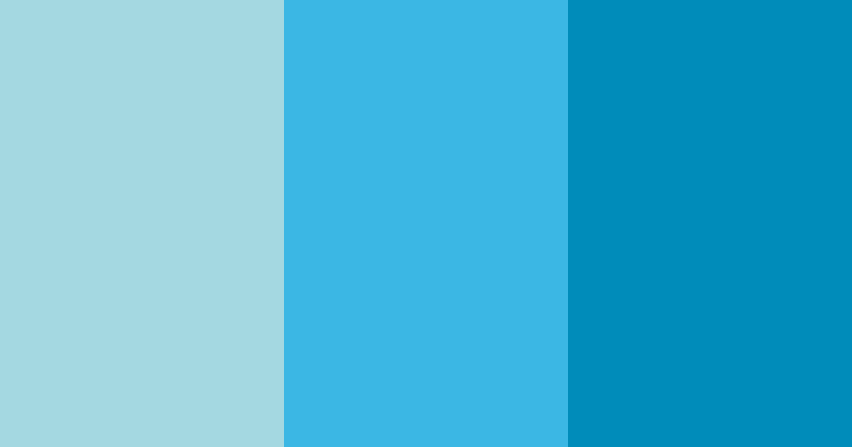 Download aquatic harmony color palette PNG image (landscape)