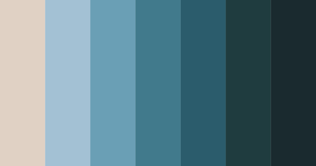 Download coastal serenity color palette PNG image (landscape)