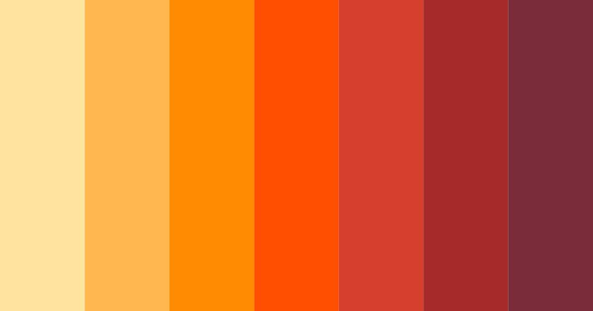 Download circus orange color palette PNG image (landscape)