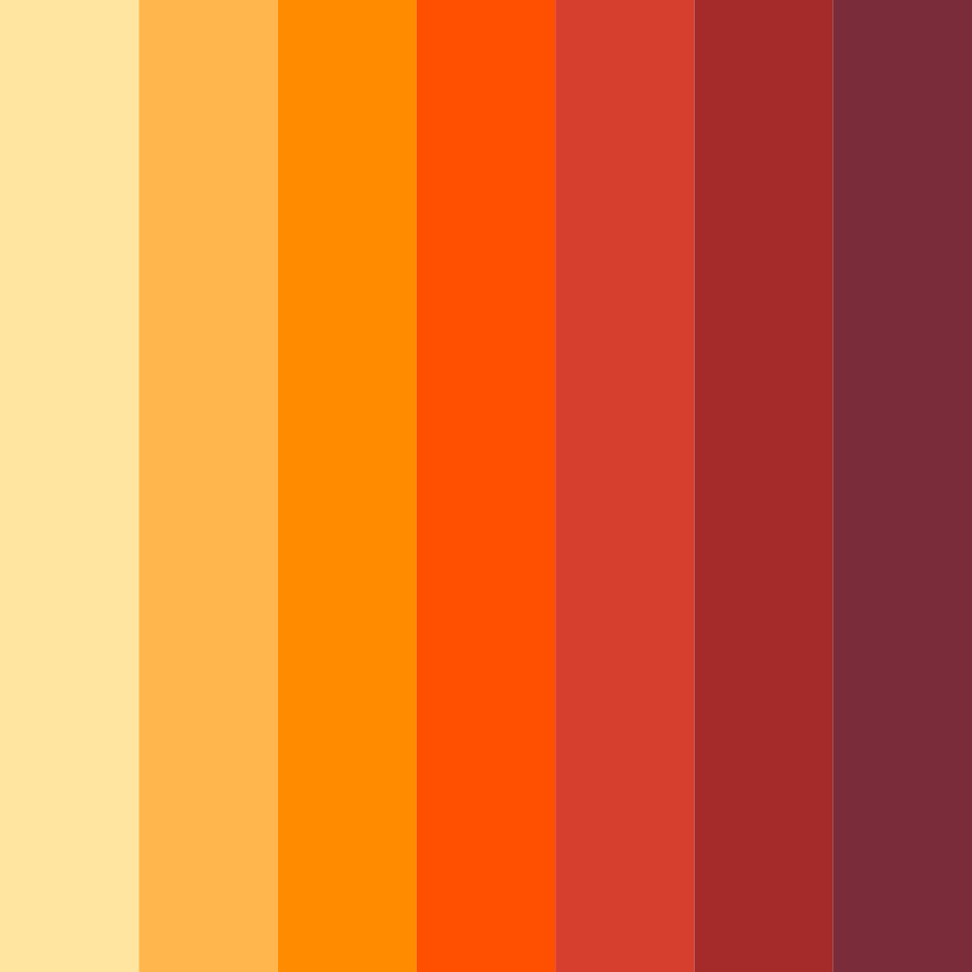 Download circus orange color palette PNG image (square)