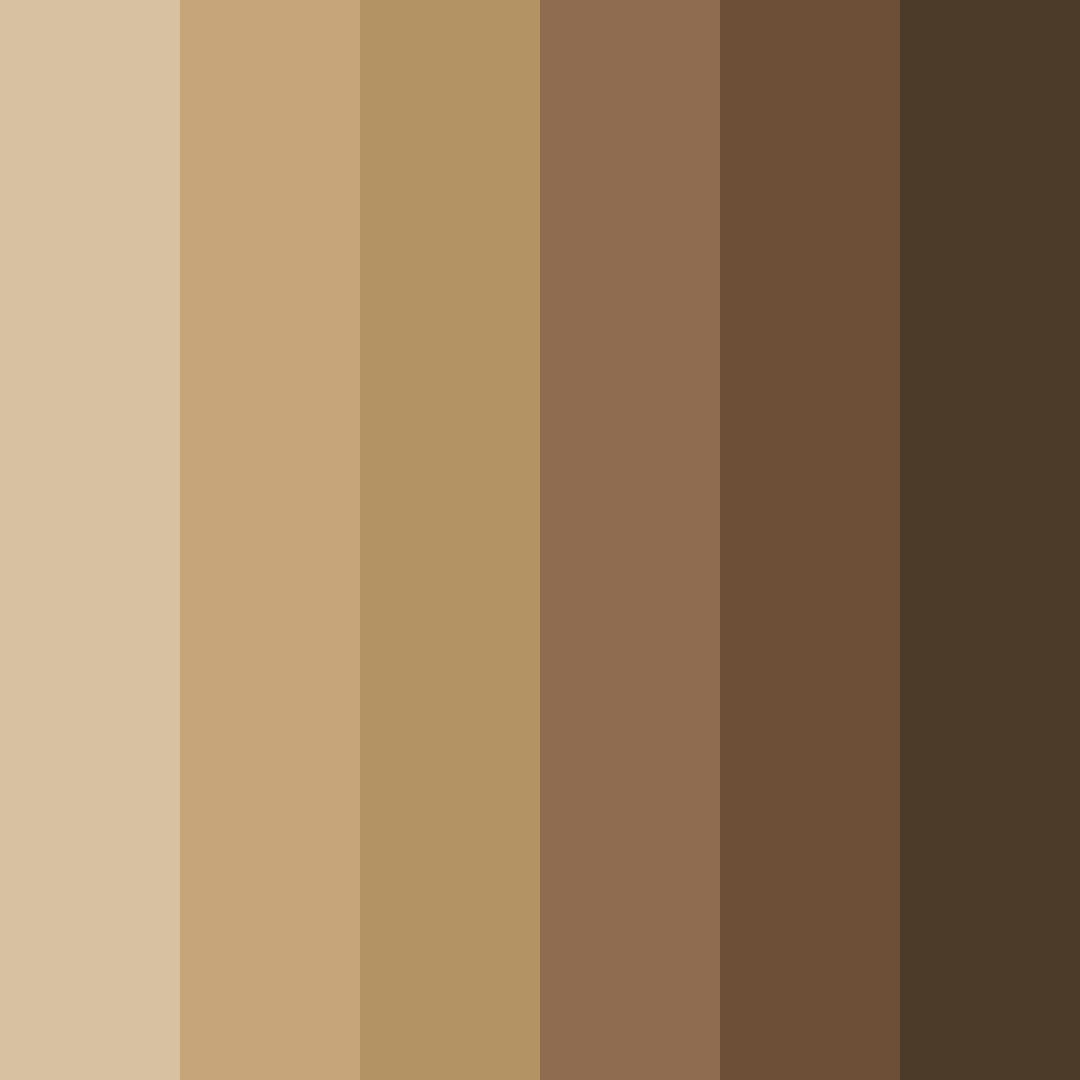 Download earthy elegance color palette PNG image (square)