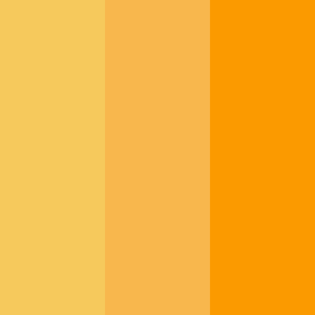 Download bright orange color palette PNG image (square)