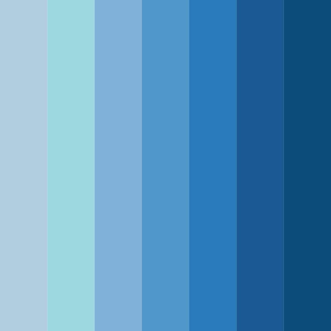 Download blue red color palette PNG image (square)