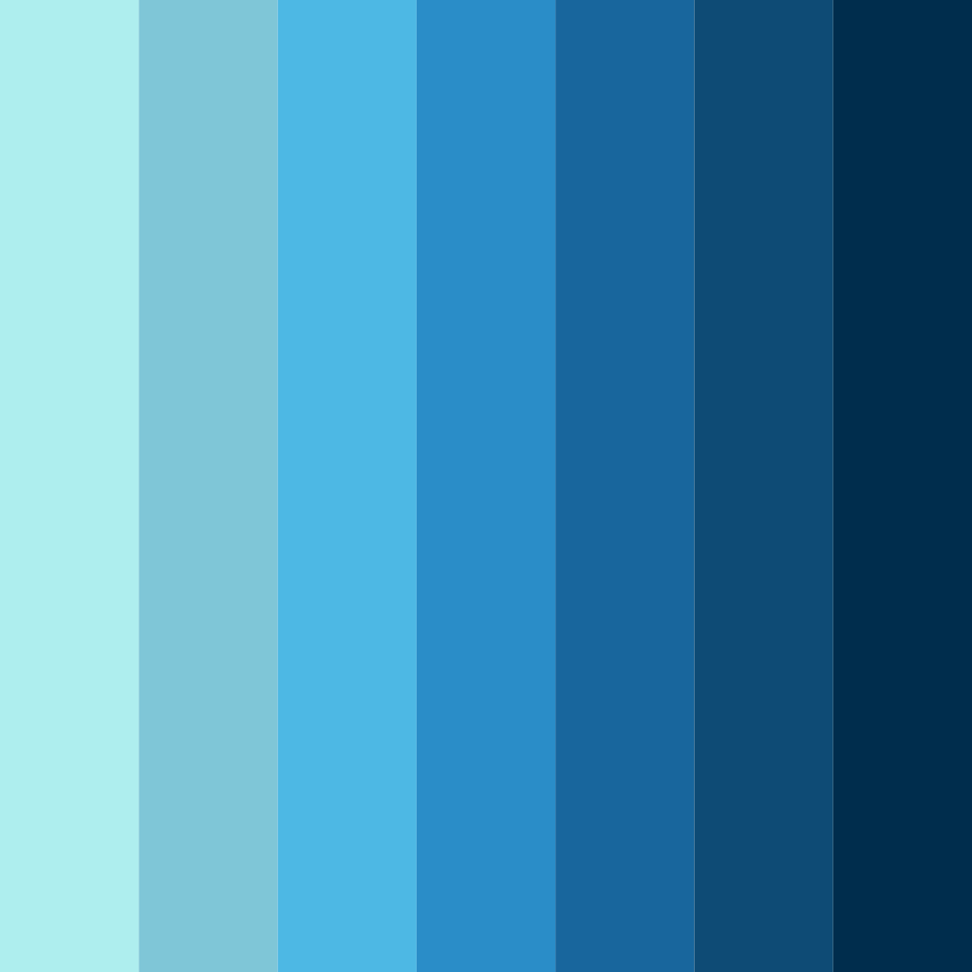 Download oceanic symphony color palette PNG image (square)