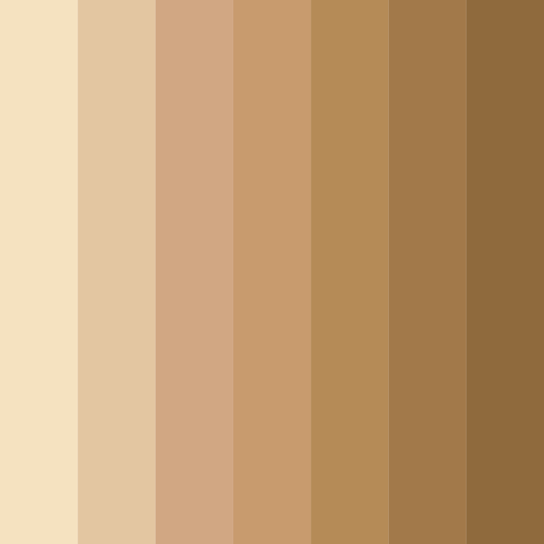 Download desert dunes color palette PNG image (square)