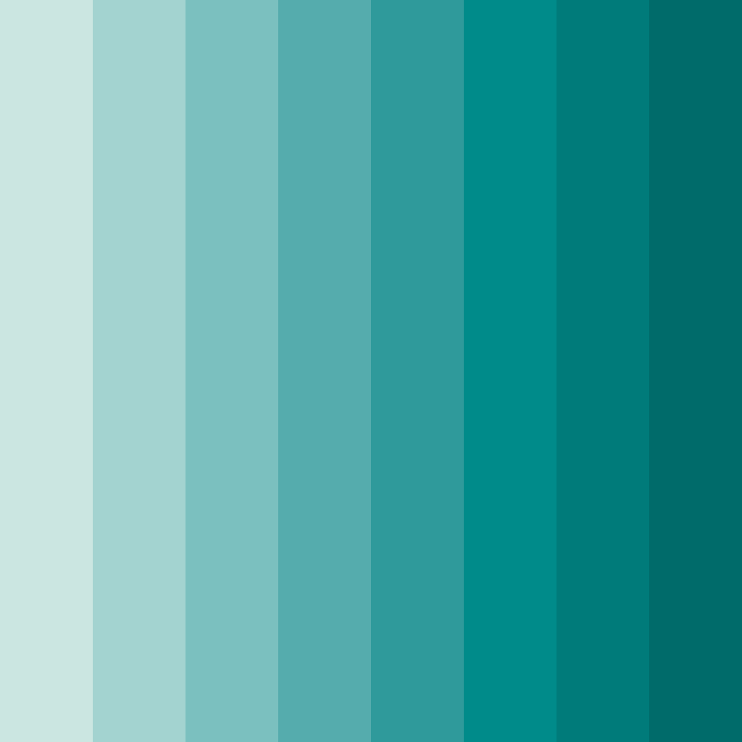 Download teal oasis color palette PNG image (square)