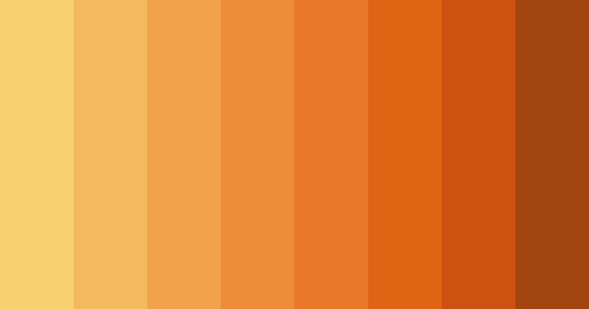 Download golden sunset color palette PNG image (landscape)