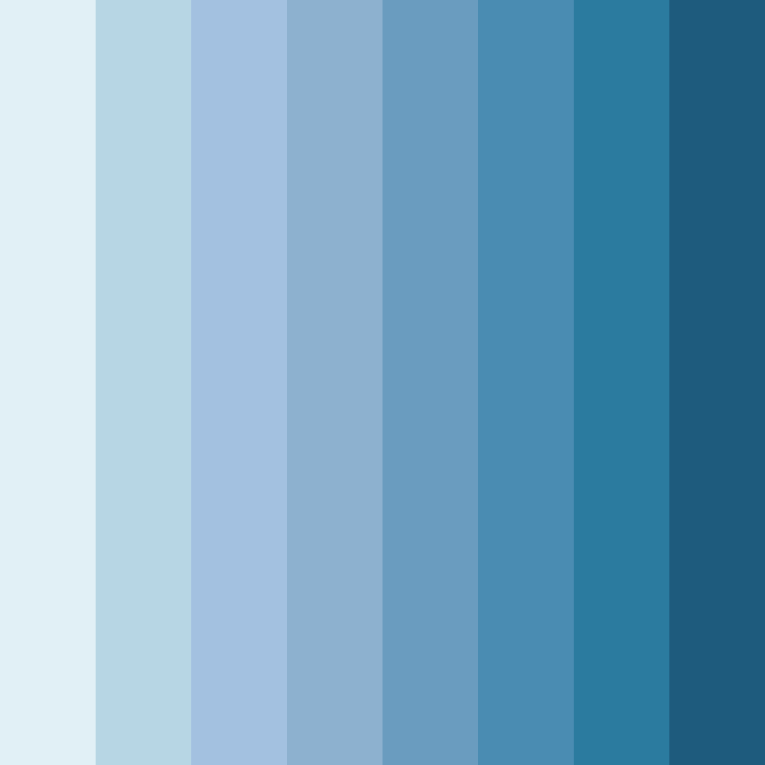 Download ocean breeze serenity color palette PNG image (square)