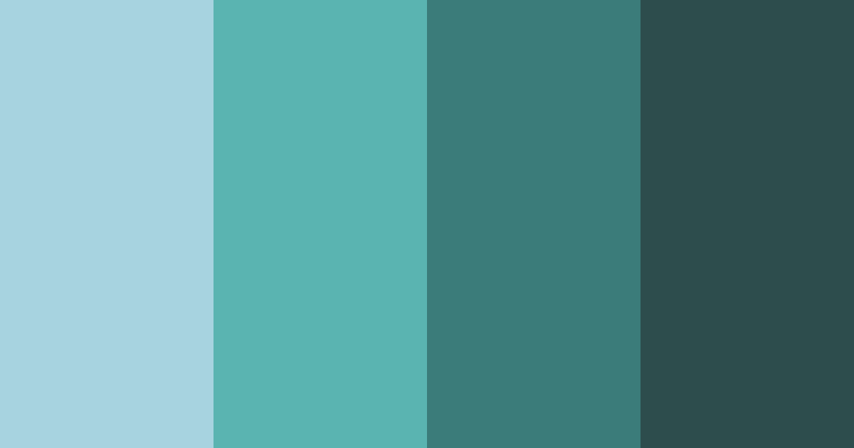 Download teal game color palette PNG image (landscape)