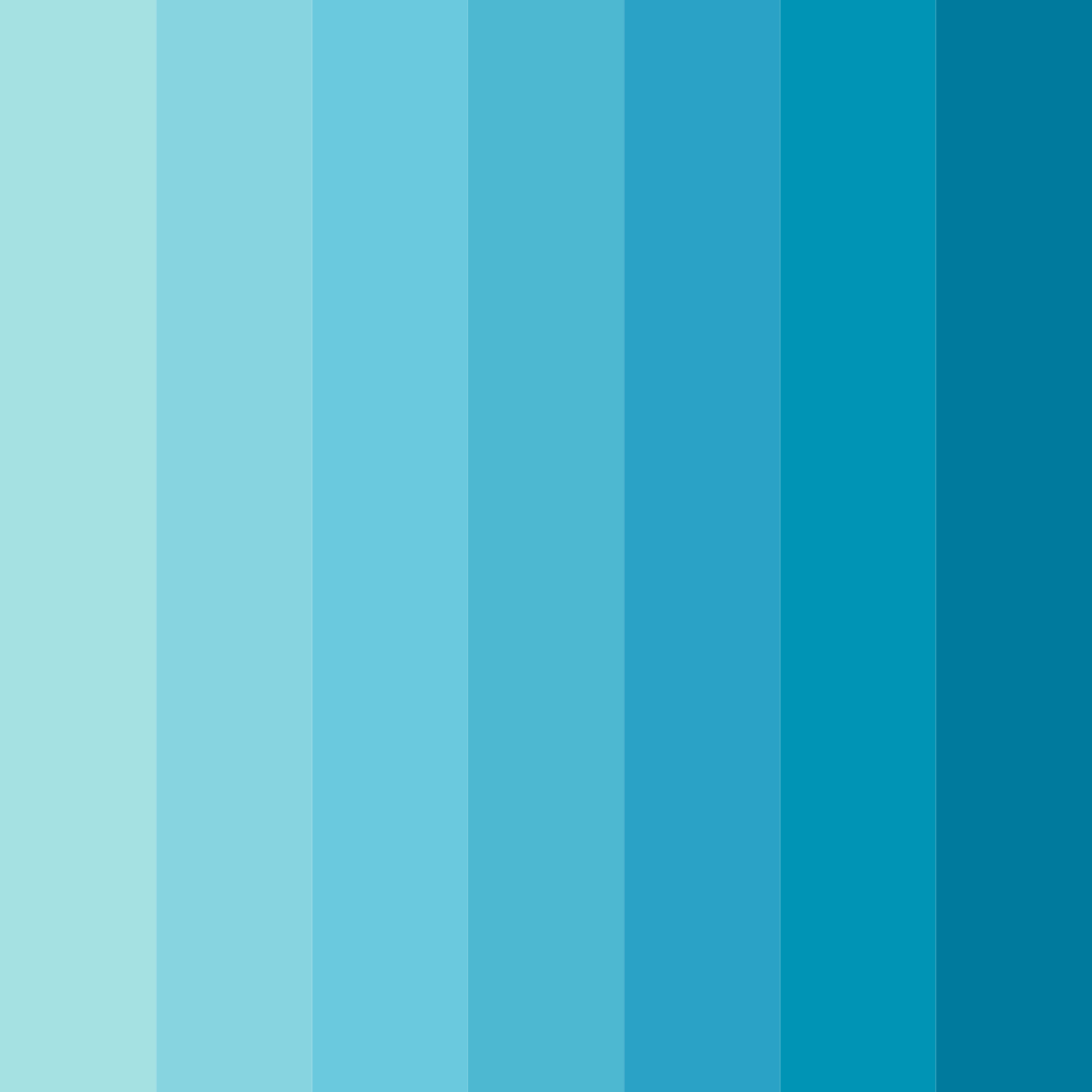 Download aqua melody color palette PNG image (square)