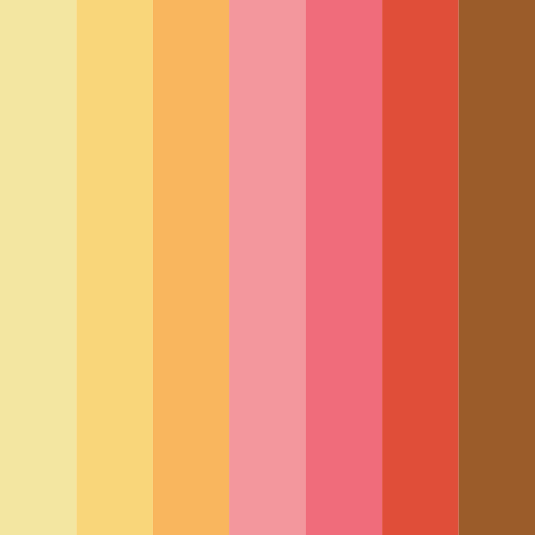 Download shades of khaki color palette PNG image (square)