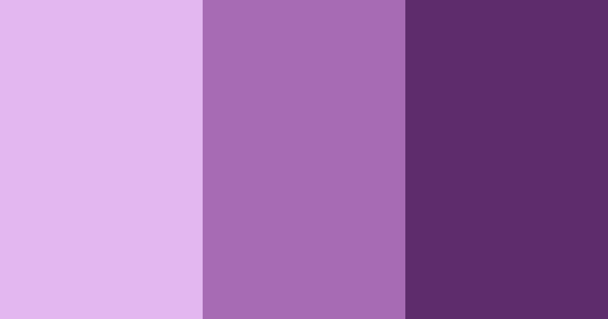 Download purple love color palette PNG image (landscape)