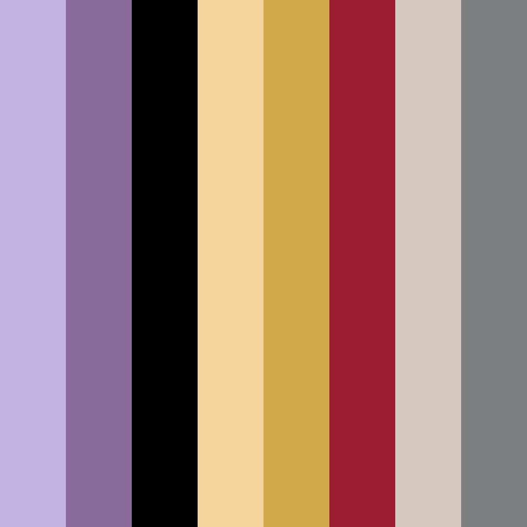 Download lunar beast elegance color palette PNG image (square)