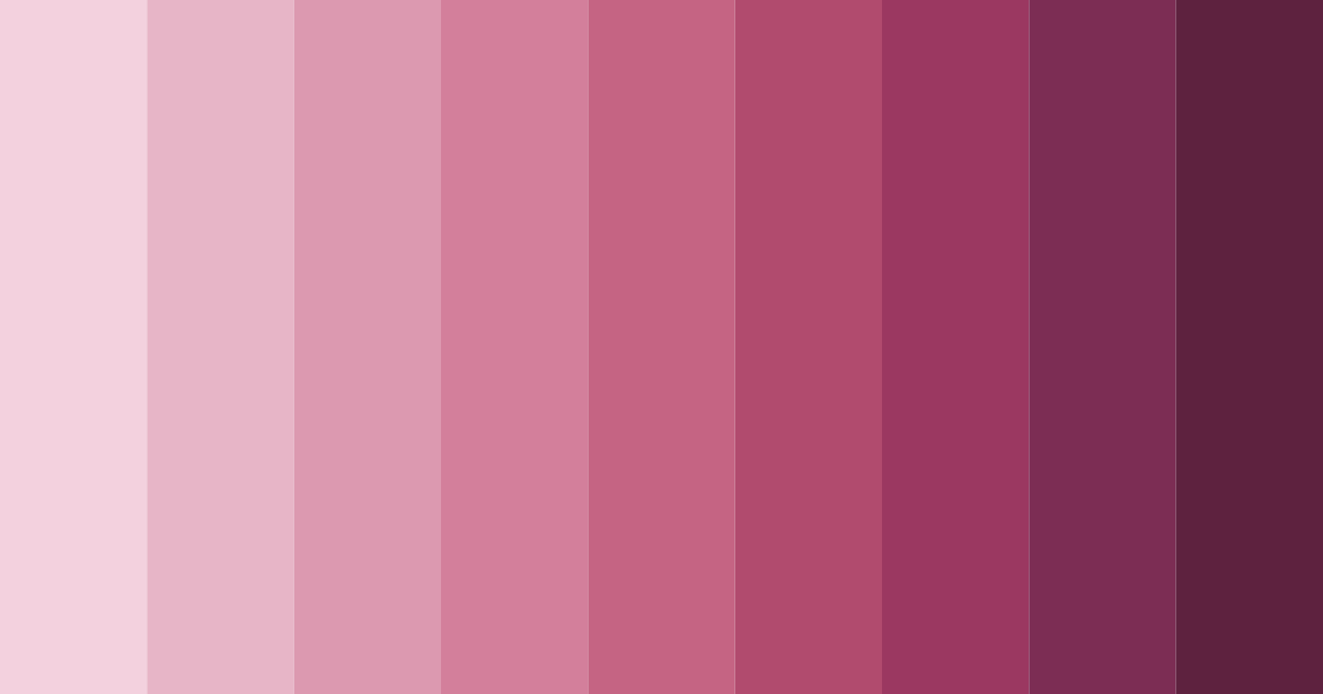 Download blushing rose garden color palette PNG image (landscape)