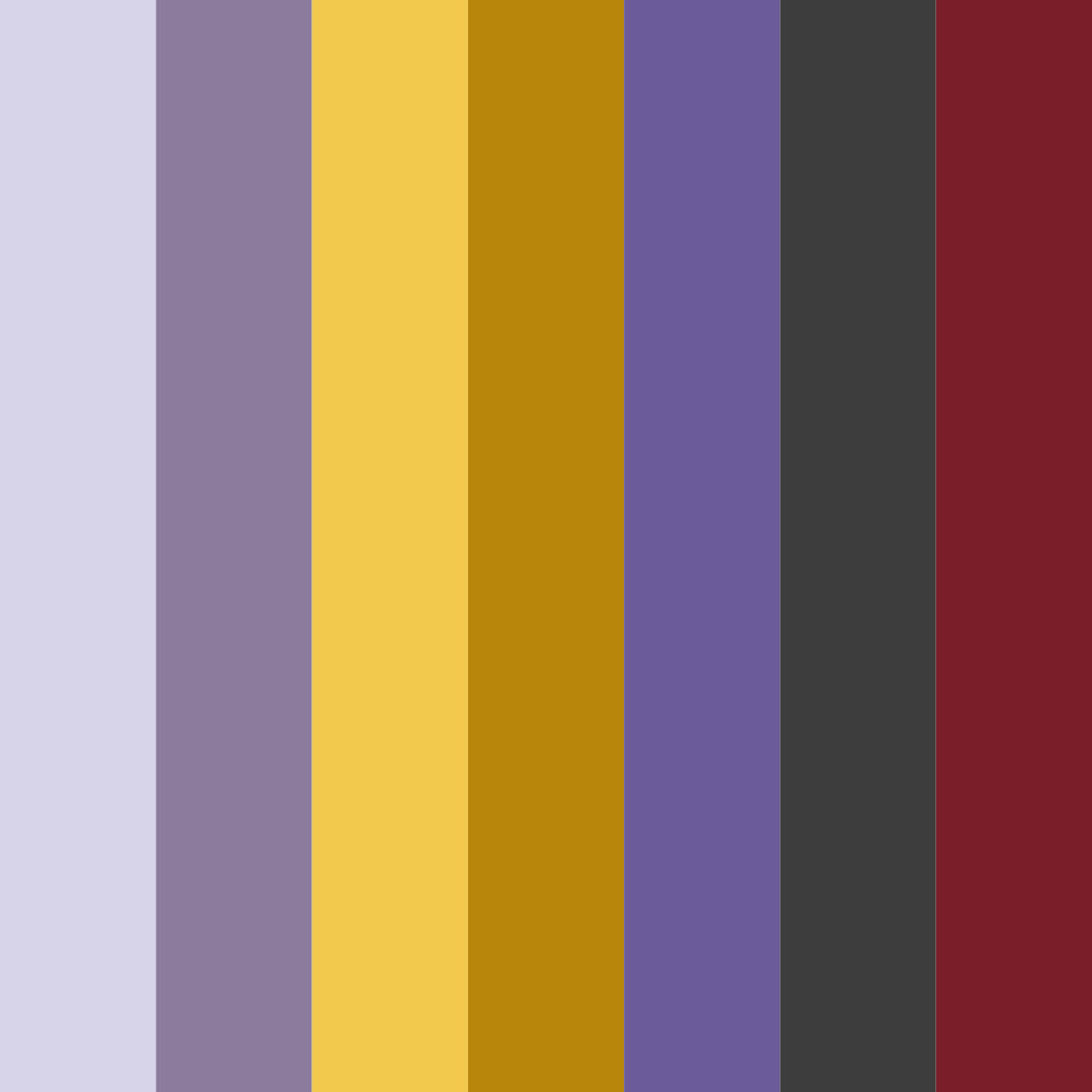 Download lunar beast symphony color palette PNG image (square)