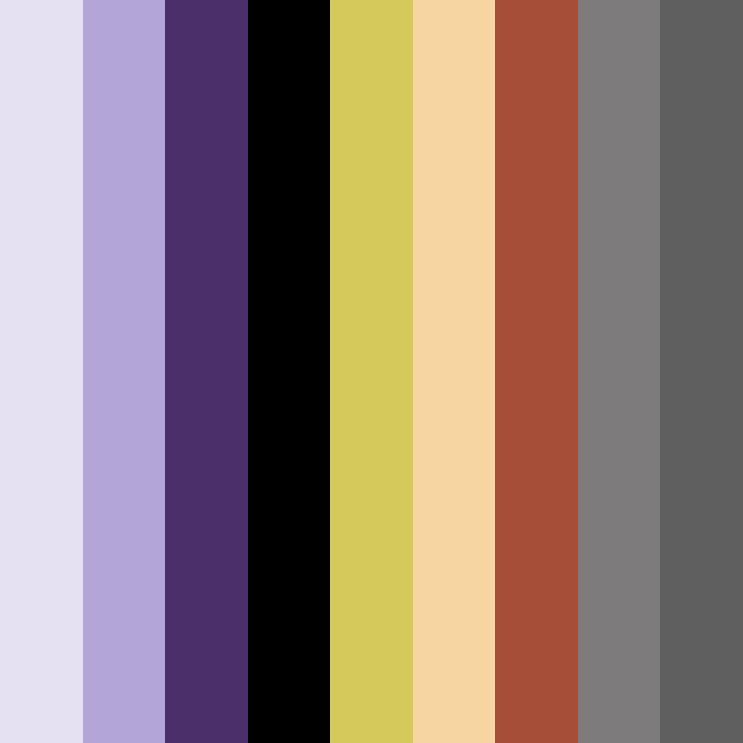 Download violet werewolf color palette PNG image (square)