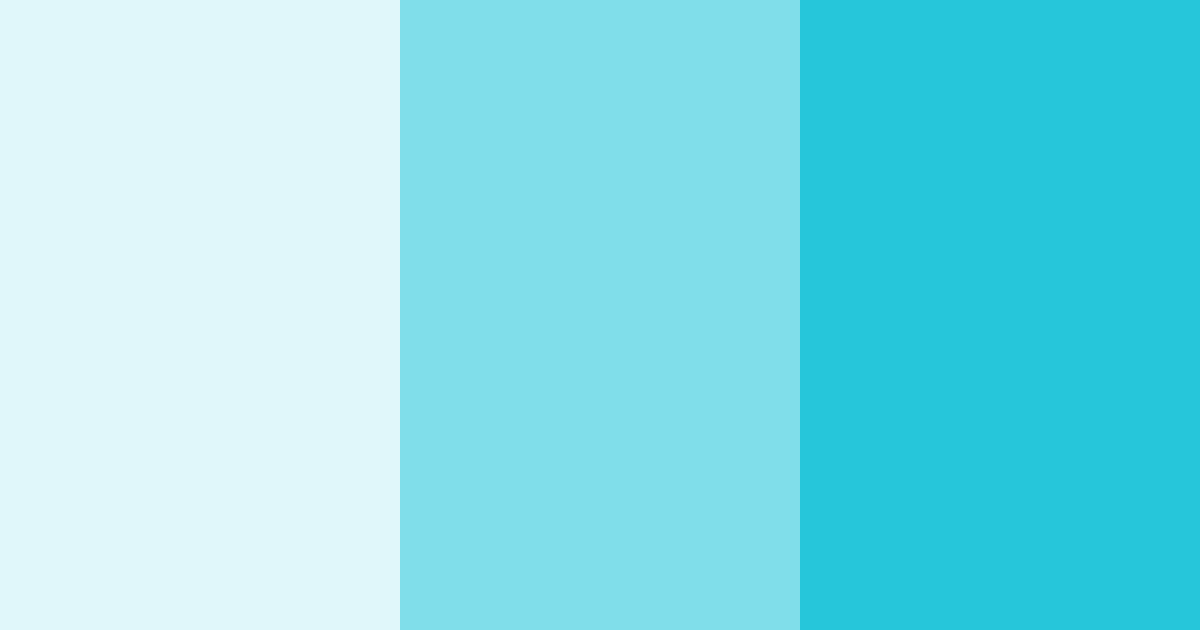 Download turquoise tranquility color palette PNG image (landscape)