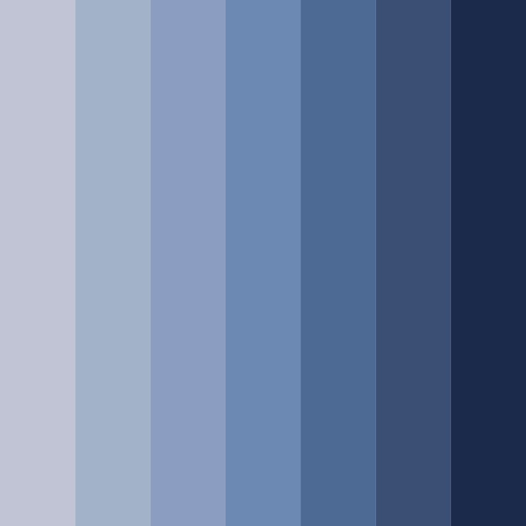 Download midnight mist color palette PNG image (square)