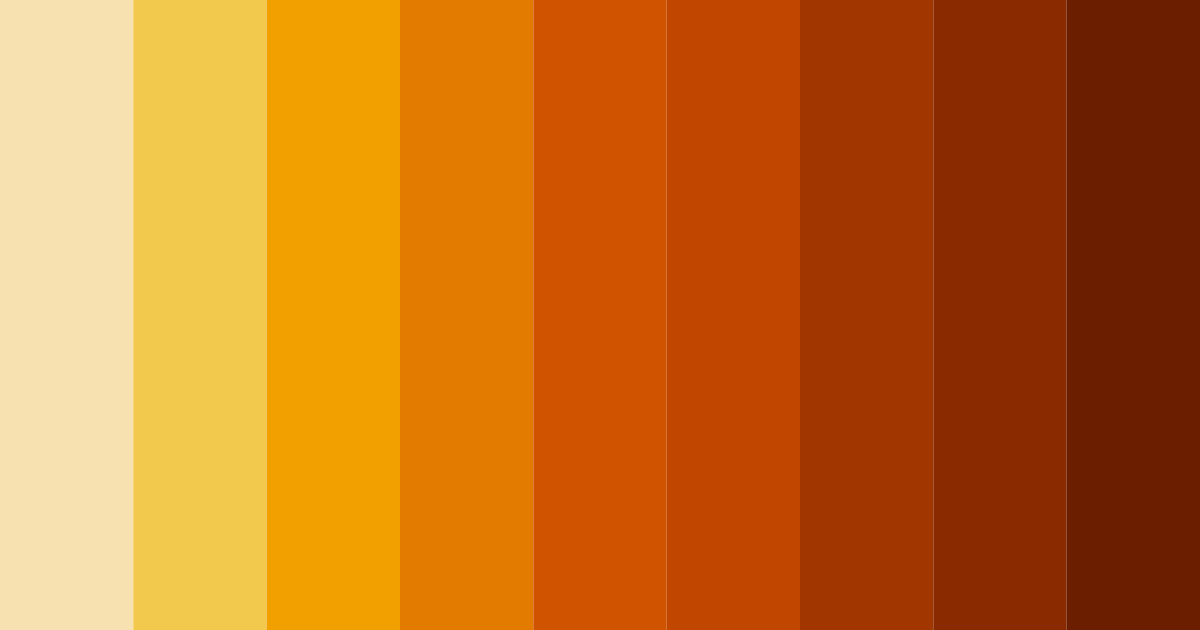 Download golden summer sunset color palette PNG image (landscape)