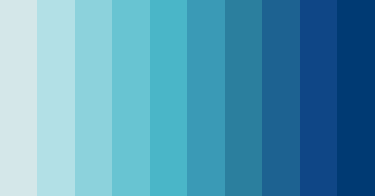 Download aqua serenity color palette PNG image (landscape)